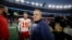 FILE - New England Patriots head coach Bill Belichick, center, turns away after shaking hands with Kansas City Chiefs quarterback Patrick Mahomes (15) following an NFL football game, Dec. 17, 2023, in Foxborough, Mass.