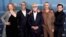 FILE - The cast of "Succession" at its New York premiere on March 20, 2023. From left: Sarah Snook, Alan Ruck, Brian Cox, Jeremy Strong and Kieran Culkin. The show earned 27 Emmy nominations, which were announced July 12, 2023. 