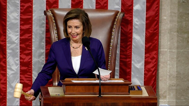 Nancy Pelosi, 83 ans, candidate à sa réélection au Congrès américain