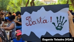 Greve de professores na cidade da Praia (Foto de Arquivo)