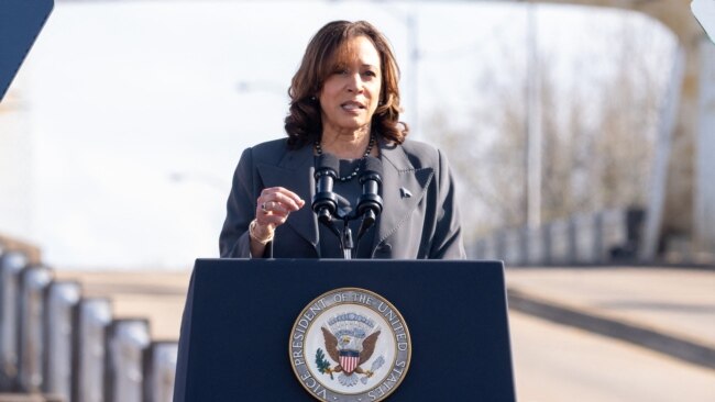 U.S. Vice President Kamala Harris called Sunday for an “immediate cease-fire” in Gaza, in one of the strongest appeals yet from the Biden administration to halt the war, while at a gathering to commemorate a major civil rights anniversary in Selma, Alabama.