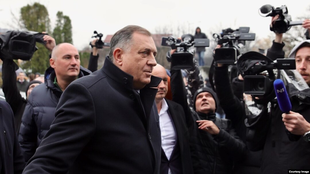 Milorad Dodik pred Sudom BiH. (Foto: BIRN BiH)