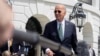 FILE - President Joe Biden speaks to reporters as he departs the White House in Washington for a trip to New Orleans, Louisiana, Aug. 13, 2024. 