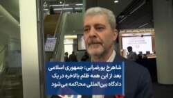 شاهرخ پورضرابی: جمهوری اسلامی بعد از این همه ظلم بالاخره در یک دادگاه بین‌المللی محاکمه می‌شود