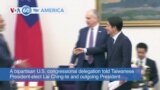 VOA60 America - US Delegation Affirms Bipartisan Support for Taiwan