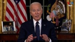 លោក Biden ប្រដូច​ក្រុម​ហាម៉ាស់​ទៅ​នឹង​លោក Putin ហើយ​ស្នើ​ពលរដ្ឋ​អាមេរិកាំង​ឱ្យ​គាំទ្រ​អ៊ីស្រាអែល​និង​អ៊ុយក្រែន