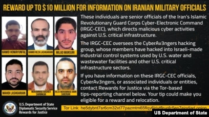 Reward Money for Information on Iranian Government Hackers