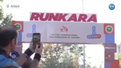 Ankara'nın ilk uluslararası yarı maratonu Runkara tamamlandı