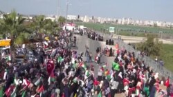 خۆپیشاندانی لایەنگرانی فەڵەستینییەکان لە بەردەم بنکەیەکی سەربازی ئەمەریکا لە باشووری ڕۆژهەڵاتی تورکیا
