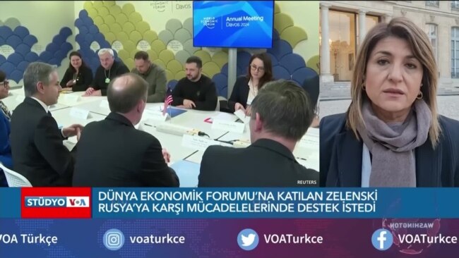 Zelenski Davos'ta Rusya'yı durdurmak için Batı'yı birlik olmaya çağırdı 