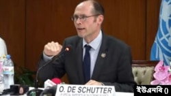 জাতিসংঘের চরম দারিদ্র্য ও মানবাধিকার বিষয়ক বিশেষ প্রতিবেদক ওলিভিয়ার ডি শ্যুটার