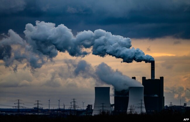 View of the lignite-fueled Schkopau power plant south of Halle, Germany, Jan. 4, 2024.