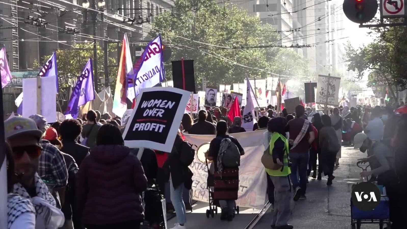 Protesters Voice Their Concerns at Asia Pacific Leaders’ Meeting