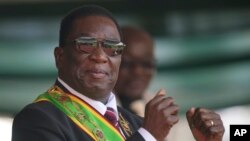 Umongameli Emmerson Mnangagwa