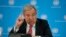 FILE - U.N secretary General Antonio Guterres addresses the media during a visit to the U.N. office in the capital Nairobi, Kenya on , May 3, 2023. 