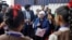 US Treasury Secretary Janet Yellen and World Bank President Ajay Banga interact with the students during their visit to Vidya Samiksha Kendra at Gandhinagar, India, July 16, 2023. 