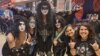 Kiss fans celebrate the rock group's last concert. New York City, NY. 12-02-23.