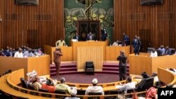 L'Assemblée nationale sénégalaise a approuvé un projet d'amnistie à Dakar le 6 mars 2024. (Photo JOHN WESSELS / AFP)