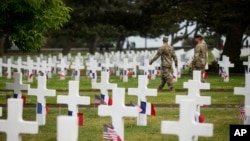 Американское военное кладбище в Нормандии. 5 июня 2023 года. (AP Photo/Thomas Padilla).