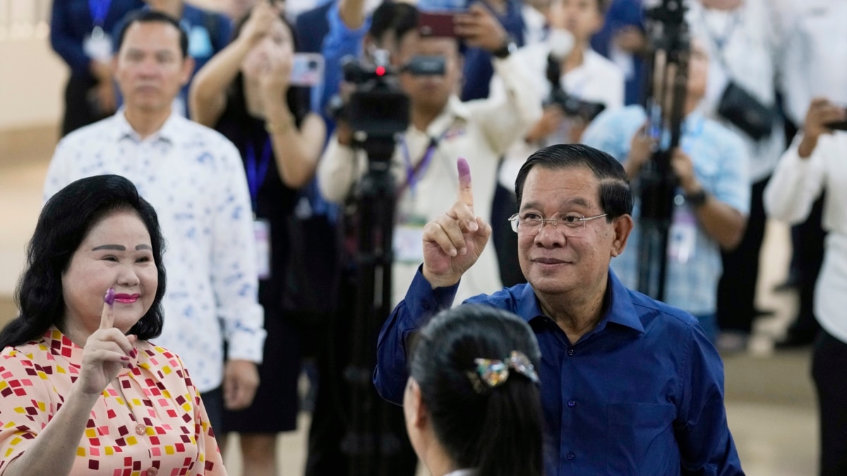 Hun Sen's Cambodian People's Party Claims Landslide Victory in Uncontested Election - Vimarsana News