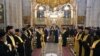 El patriarca ortodoxo de Jerusalén, Teófilo III, oficia una misa el domingo 22 de octubre de 2023 en el Santo Sepulcro de Jerusalén. [Foto: Alejandro Ernesto]