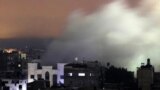 Smoke billows following an Israeli strike in Rafah in the southern Gaza Strip on Dec. 8, 2023