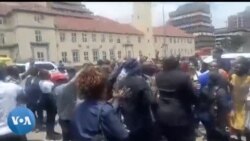 Angry Citizens Coalition for Change Activists Singing Outside High Court