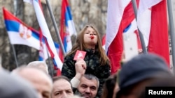 Protest u Beogradu protiv izborne krađe, 30. decembar (Foto: REUTERS/Zorana Jevtic) 