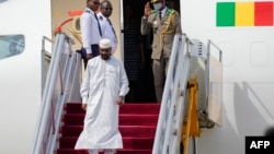 Mali's interim president Assimi Goita arrives at Beijing Capital International Airport in Beijing on Sept. 1, 2024, ahead of the Forum on China-Africa Cooperation scheduled to be held Sept. 4-6.