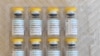 FILE - Doses of Bavarian Nordic's Imvanex vaccine, used to protect against mpox virus at the Edison municipal vaccination centre in Paris, July 27, 2022.