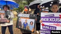 Protest u Jerusalimu zbog "ćutanja" svetskih organizacija za zaštitu žena, na seksualne zločine Hamasa (Foto: REUTERS/Dedi Hayun)