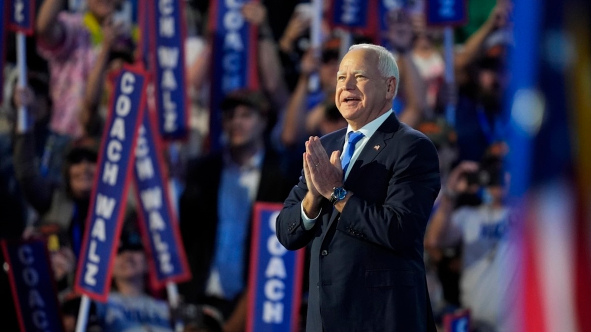 Day Three of the Democratic National Convention…Tim Walz’s Acceptance Speech as Vice Presidential Candidate