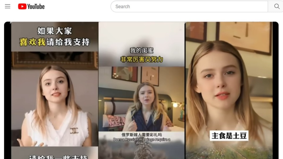 Youtuber ucraniana encuentra a su clon de IA vendiendo productos rusos en  internet china