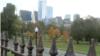 Boston Common terletak di lahan seluas 50 hektar di pusat kota, di Boston, Massachusetts, 7 November 2023. ( Adam Greenbaum/VOA)