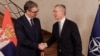 Stoltenberg i Vučić u Briselu: Sukobi neprihvatljivi, smirivati tenzije, Srbija partner NATO