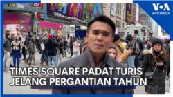 Times Square Padat Turis Jelang Pergantian Tahun, Kepolisian NYPD Lakukan Pengamanan Ekstra
