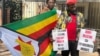 Zimbabweans in South Africa Peacefully Protesting At the Zimbabwean Consulat