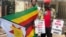 Zimbabweans in South Africa Peacefully Protesting At the Zimbabwean Consulat