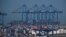 FILE - This picture taken on January 11, 2024, shows a general view of Mundra Port, which is owned by India's Adani Group, in Mundra. 