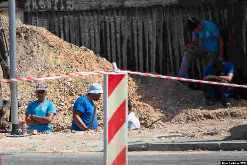 Heatwave in Skopje with temperatures at 40 degrees Celsius