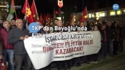 Türkiye Komünist Partisi'den Filistin'e destek eylemi