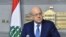 FILE - Lebanese caretaker Prime Minister Najib Mikati speaks following a cabinet meeting in Beirut, March 27, 2023, in a handout picture provided by the Lebanese photo agency Dalati and Nohra. 