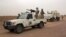 FILE: U.N. peacekeepers patrol in Kidal, Mali, July 23, 2015. France has proposed the end of U.N. Mali operations on June 30 to the Security Council, which has yet to decide.