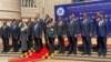 SADC leaders attending the regional body's summit in Harare here posing for a group photo