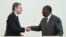 Le secrétaire d'Etat américain Antony Blinken et le président ivoire Alassane Ouattara.