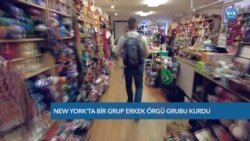 New York'ta erkeklerin örgü grubu