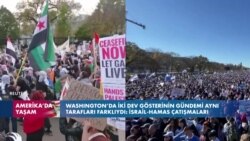 Washington'da iki dev gösterinin gündemi aynı tarafları farklı
