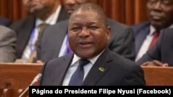 Filipe Nyusi, Presidente de Moçambique, no seu último Informe Anual sobre a Situação Geral da Nação, Mapujto, 7 agosto 2024