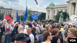 Protest "Srbija protiv nasilja", 24. jun 2023. (Foto: VOA/Rade Ranković)