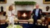 U.S. President Joe Biden speaks during a meeting with Italy's Prime Minister Giorgia Meloni in the Oval Office at the White House in Washington, March 1, 2024. 